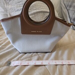 Anne Klein Brown and Beige Handbag